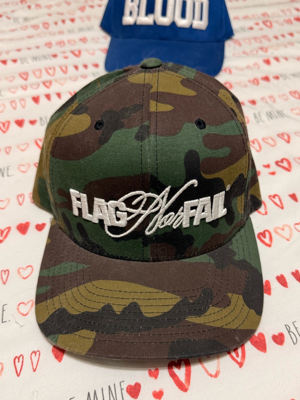 FLAG Nor FAIL Camo Snapback Cap Dana Linn Bailey